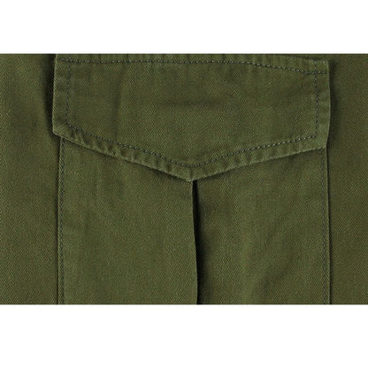 Pocket Patch Painted Design Cargo Pants