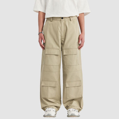 Casual Loose Multi Pocket Patch Cargo Pants