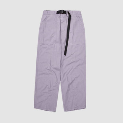 Japanese Style Solid Color Wide Leg Cargo Pants