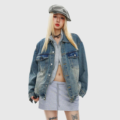 Vintage Wash Denim Jacket