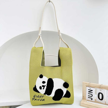 Knit Panda Chic Tote