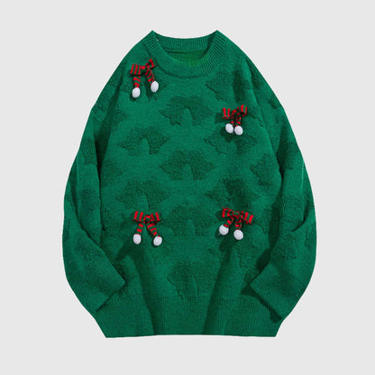 Holiday Bow Knit Sweater