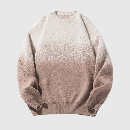 Ombre Gradient Knit Sweater