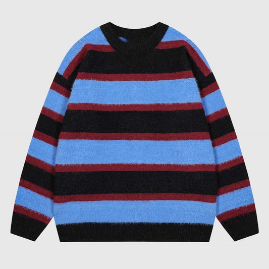 Vintage Striped Knit Sweater