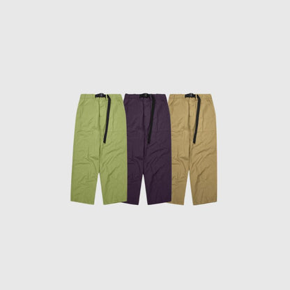 Japanese Style Solid Color Wide Leg Cargo Pants