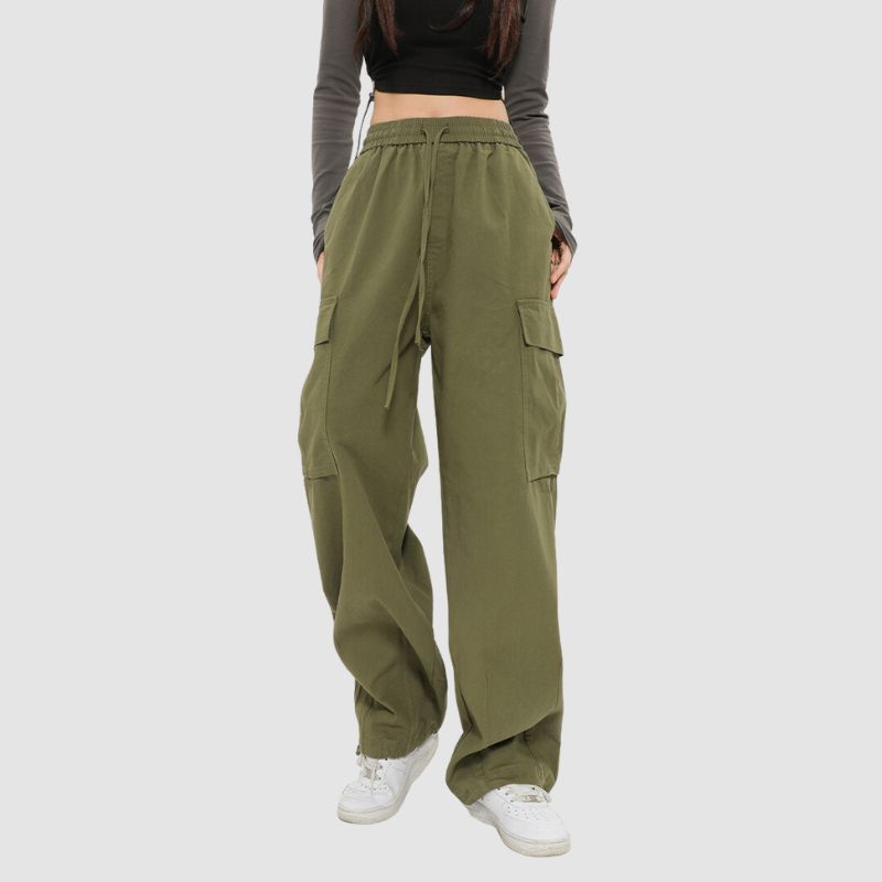 Japanese Style Side Pocket Cargo Pants