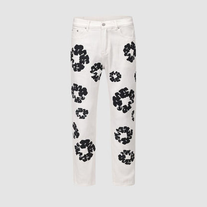 Kapok Pattern Printed Jeans