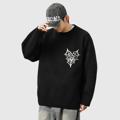 Graphic Embroidered Sweater