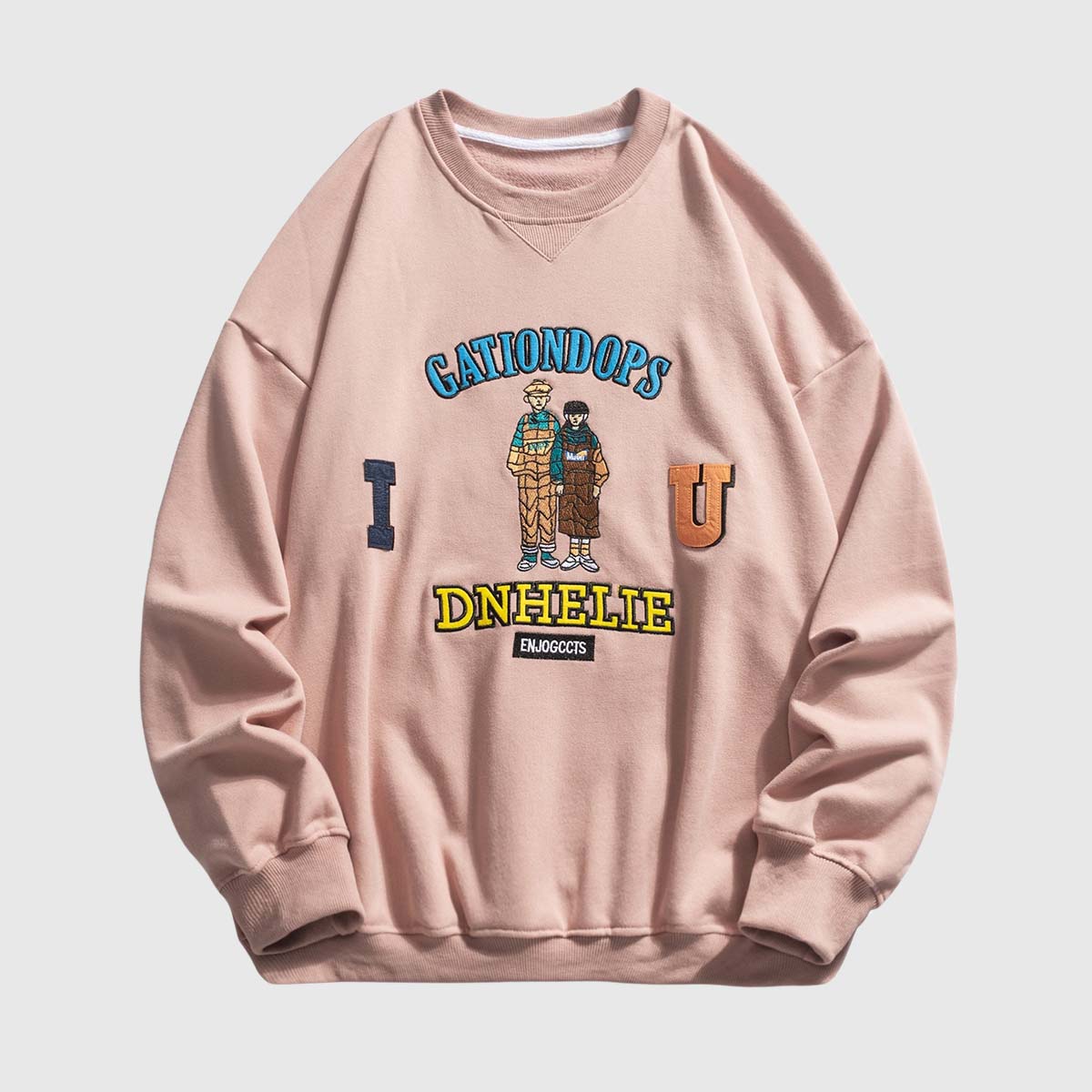 Cartoon Embroidered Sweatshirt