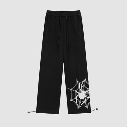 Spider Web Printed Sweatpants