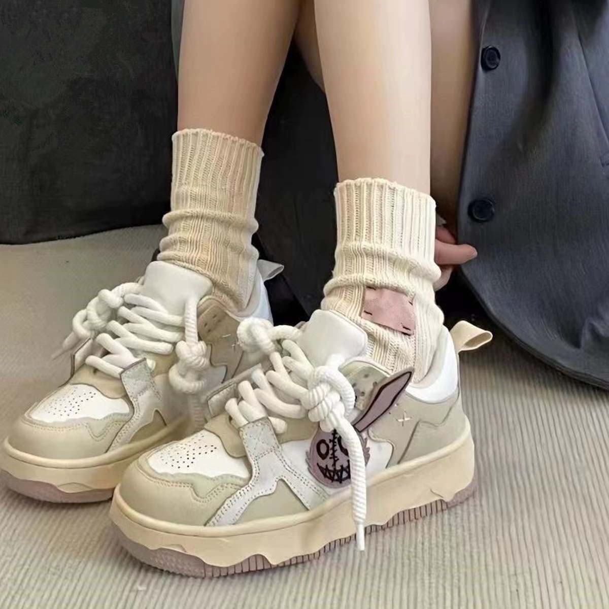 Cartoon Bunny Sneakers