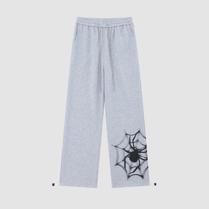 Spider Web Printed Sweatpants