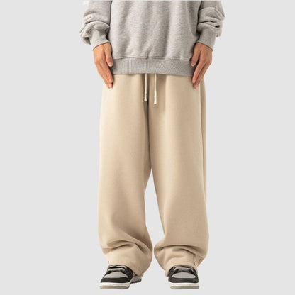 Casual Wide Leg Fleece Cargo Pants