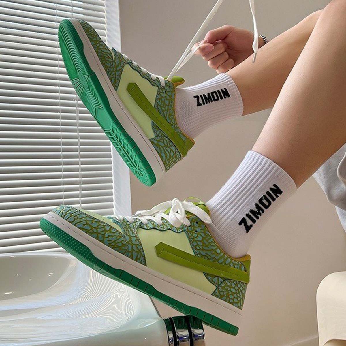 Neon Green Sneakers