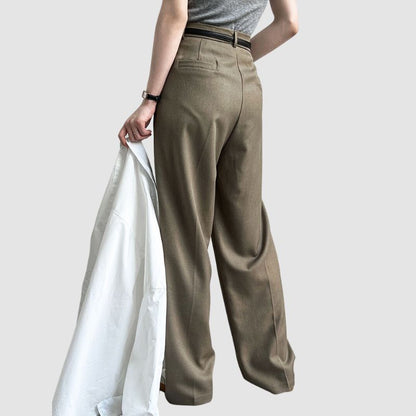 Old Money Style Wide Leg Pants