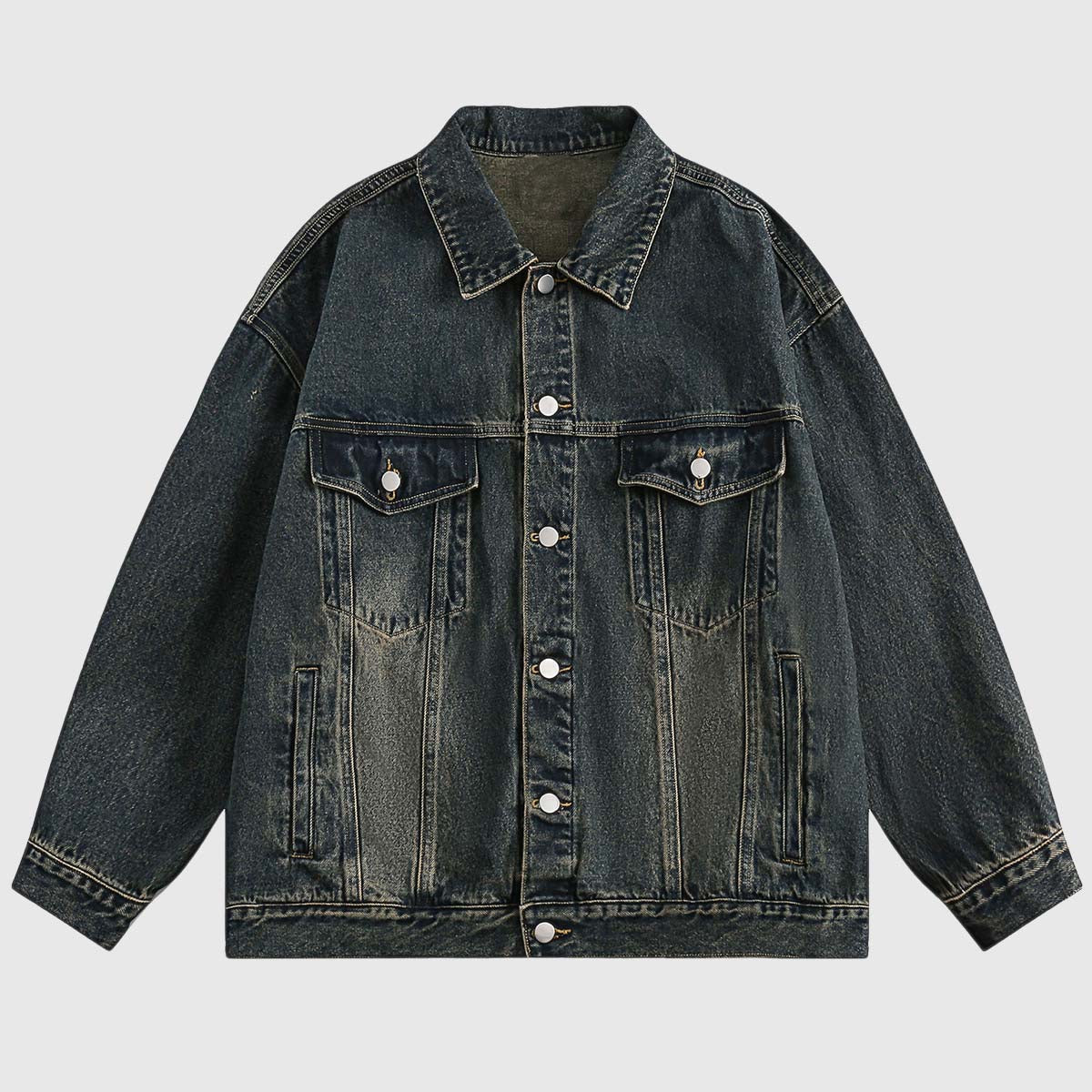 Vintage Wash Denim Jacket