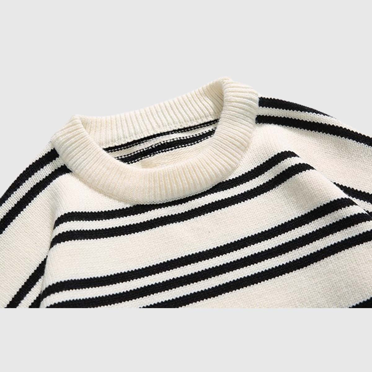 Bold Stripe Knit Sweater