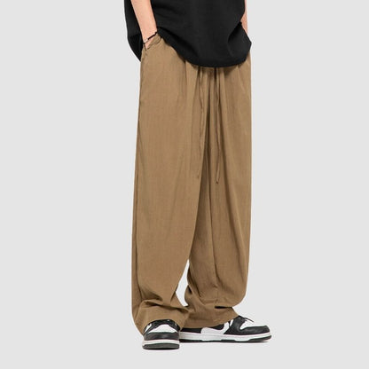 Simple Straight Leg Yamamoto Pants