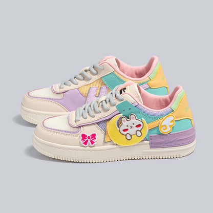 Pastel Cartoon Sneakers