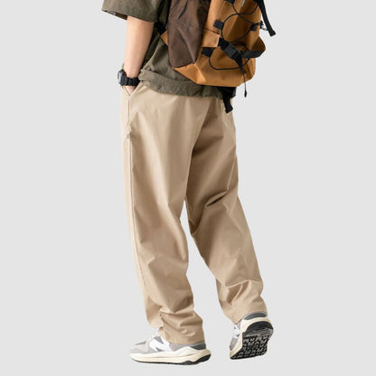 Vintage Zipper Pocket Design Cargo Pants