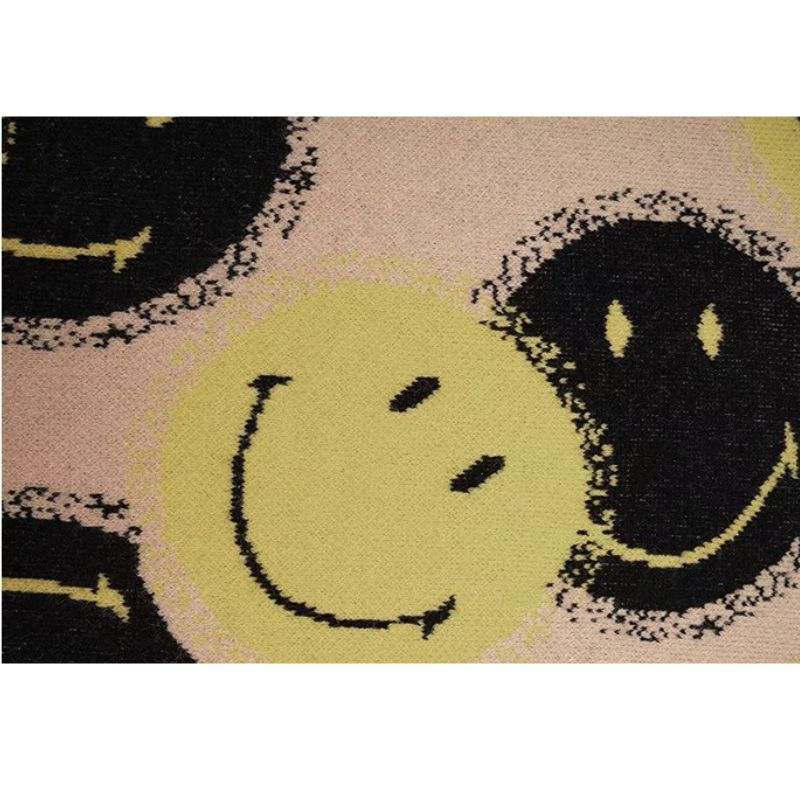 Smile Face Printed Pullover