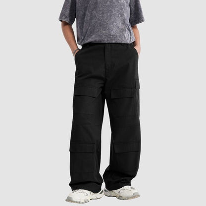 Casual Loose Multi Pocket Patch Cargo Pants