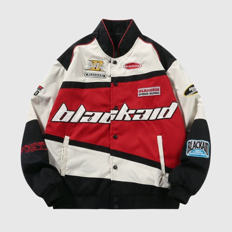 Full Embroidered Vintage Racing Jacket