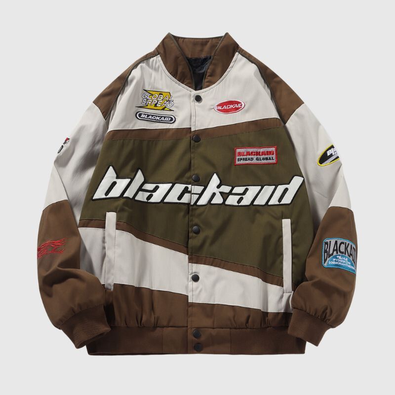 Full Embroidered Vintage Racing Jacket