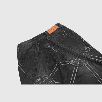 Heavy Weight Spiderweb Jeans