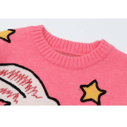 Cute Rabbit & Star Pattern Sweater